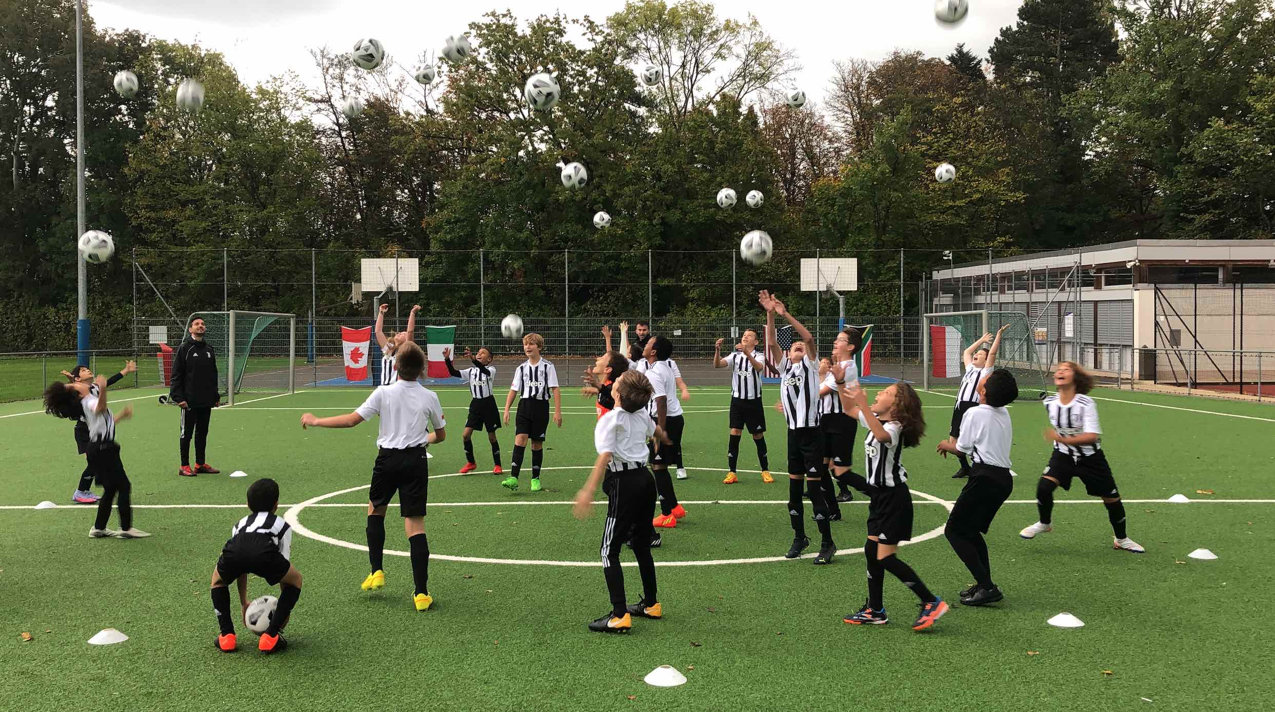 Juventus Balls in the air