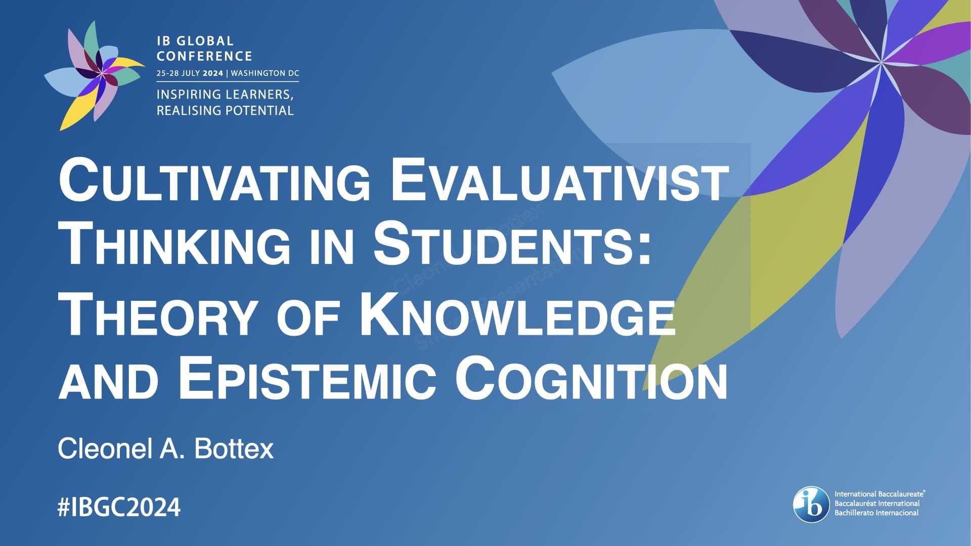 ICS Educator Presents at IB Global Conference in Washington, D.C. - ICS Educator Presents at IB Global Conference in Washington DC