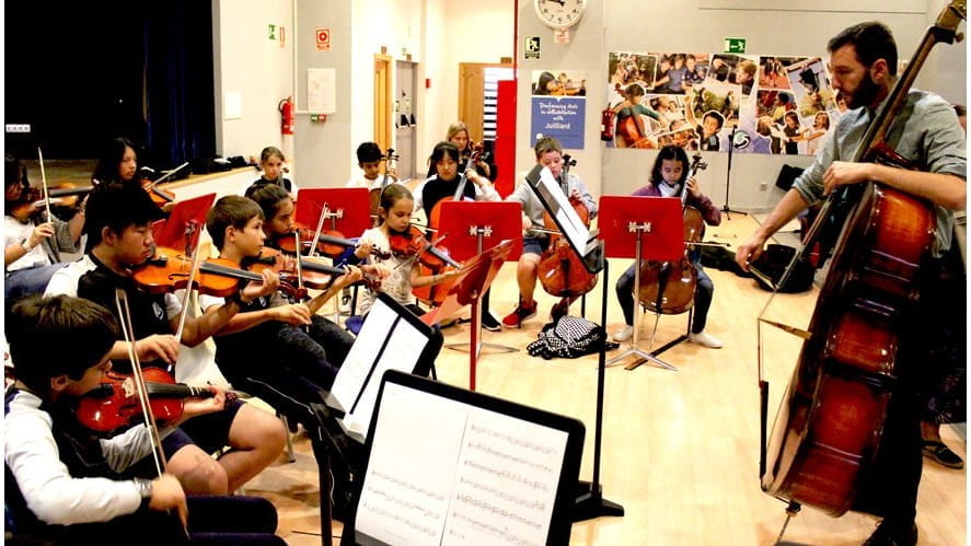 Andrew Roitstein Juilliard with our orchestra