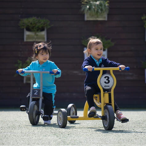 students at British preschool in pudong