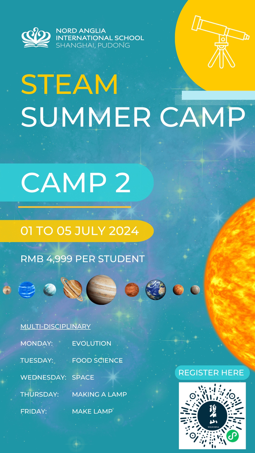 NAIS Pudong Summer Camps 2024 - Carousel For News Detail