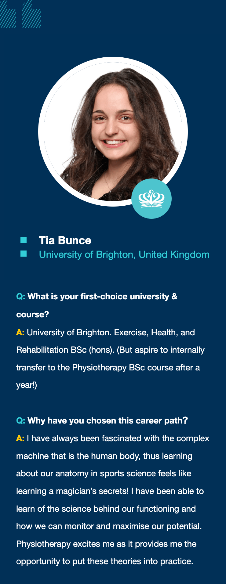 2025 Graduate Spotlight Tia - 2025 Graduate Spotlight Tia