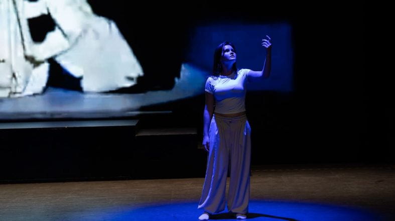 Performance on stage at NAS Dubai
