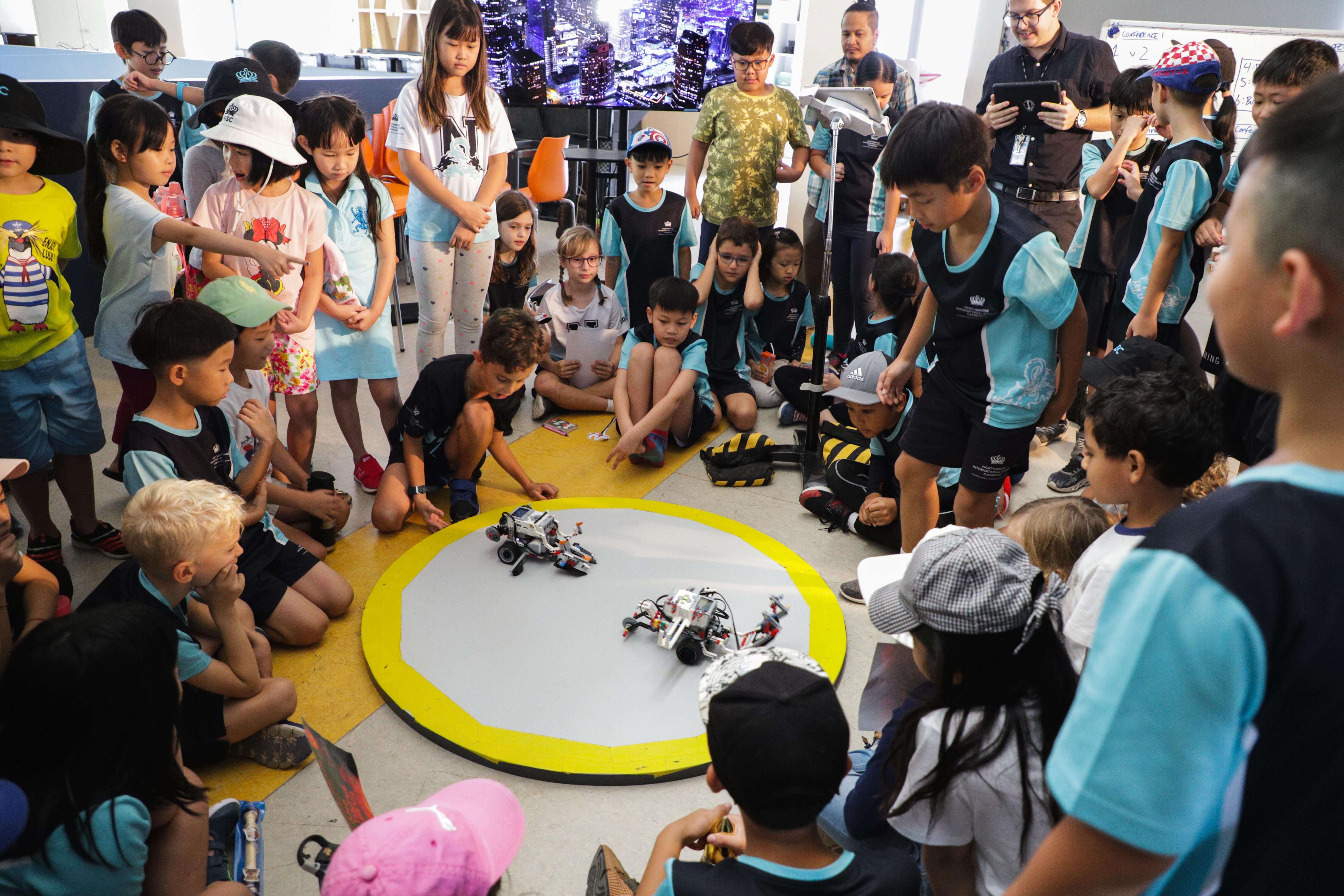 Battlebots take to the arena at the first ever Northbridge Robotics League tournament - battlebots-take-to-the-arena-at-the-first-ever-northbridge-robotics-league-tournament