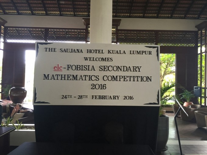 FOBISIA Maths Competition 2016