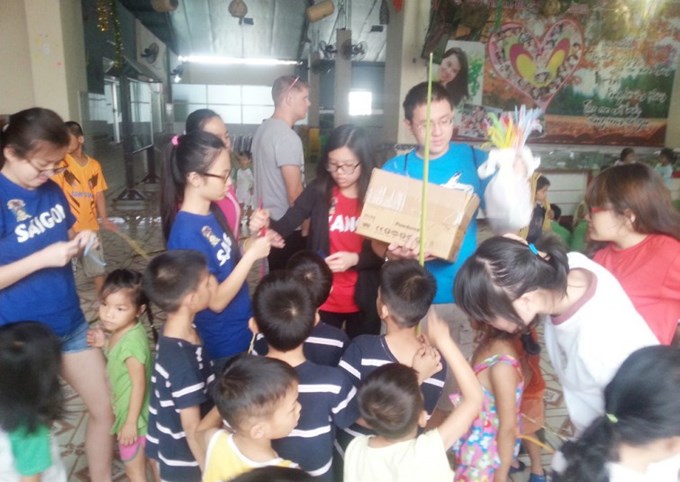 Donation from BVIS TET box appeal arrived to Orphanage