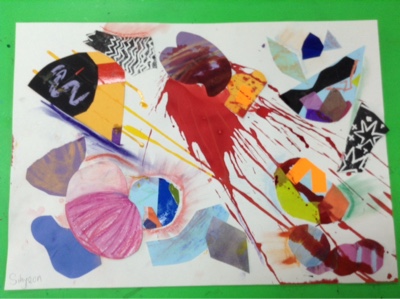 AP1 Abstract Art with Year 6