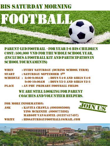 Sat Morning Football Flyer