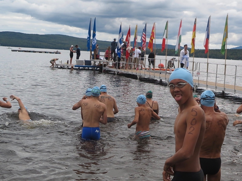 Jeremie Luong 2015 5km Open Water race - Megantic Canada (800x600)