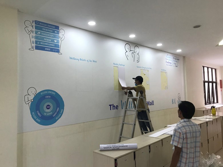 Wellbeing Wall - British International School HCMC