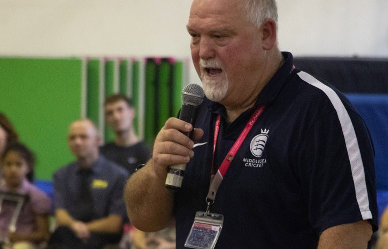 Mike Gatting visits BIS HCMC Secondary and Primary School