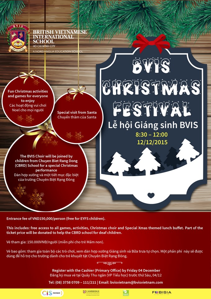 BVIS Christmas event 2015