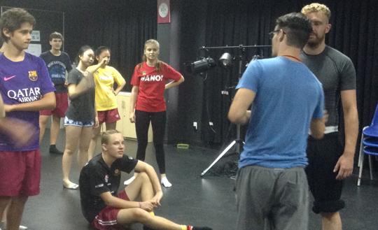Nomad Theatre Company delivered a fast paced physical theatre workshop to IB and IGCSE students at BIS HCMC