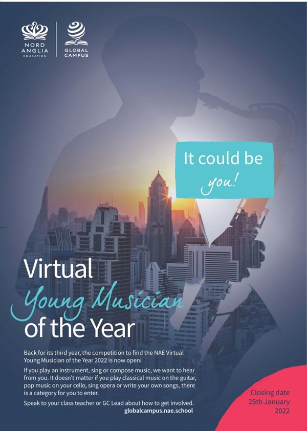 Virtual Young Musician of the Year 2022 Poster