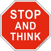 stop and think
