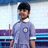 Girl in school uniform