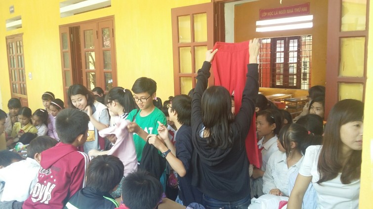 Donating clothe