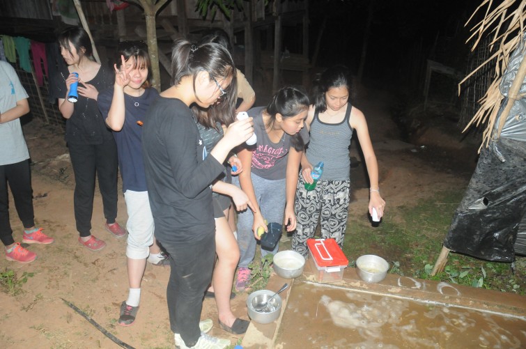 Domestic chores add challenge in the Practice Expedition