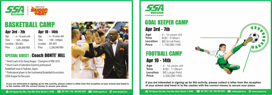 Easter Holiday Sports Camps