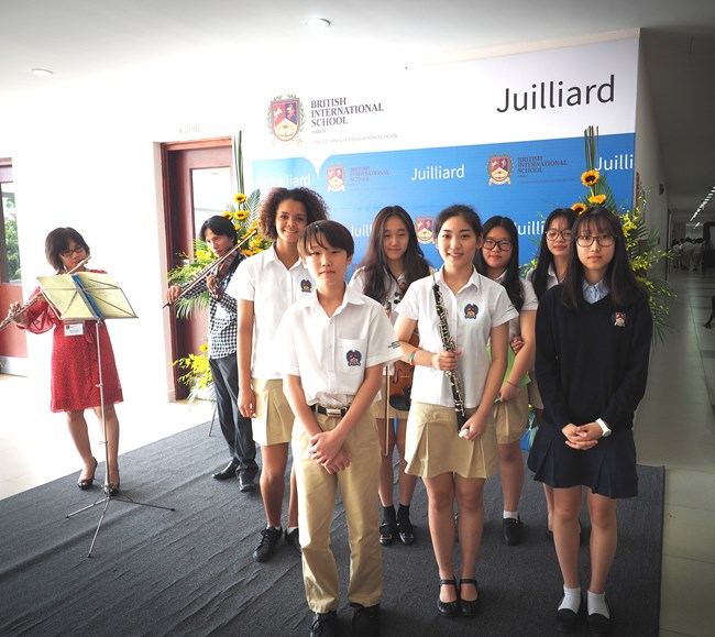Performing students group photo