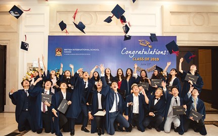 BIS Hanoi’s Class of 2019 at their Graduation Ceremony 