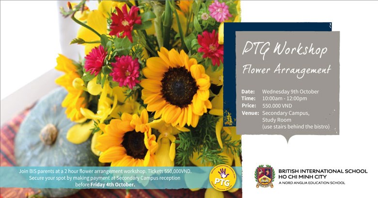 BIS HCMC Parent Flower Workshop
