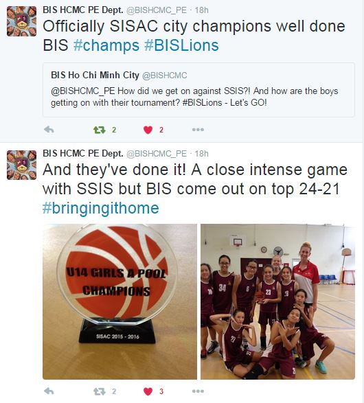 SISAC U14 Bball Champs Copy of Live Twitter Feed