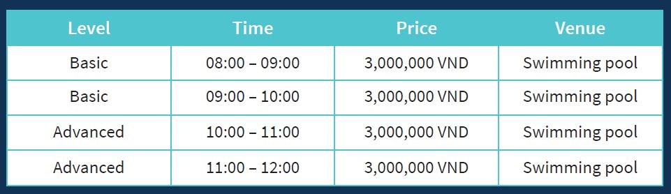 BVIS HCMC Saturday Sports Club 2020