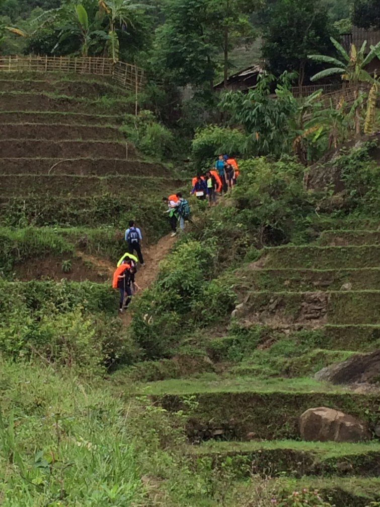 Hills and farmland in Sapa