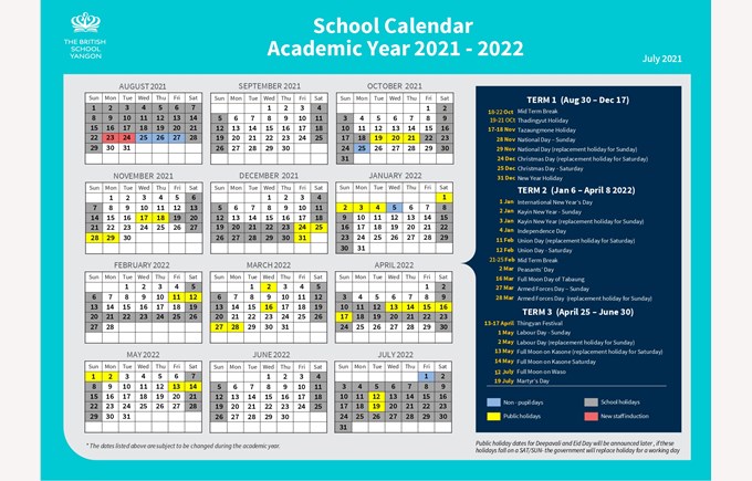 Success Academy Calendar 2022 2023 Term Dates - School Calendar
