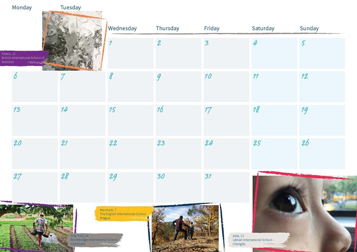 Photographers of the Year competition Calender