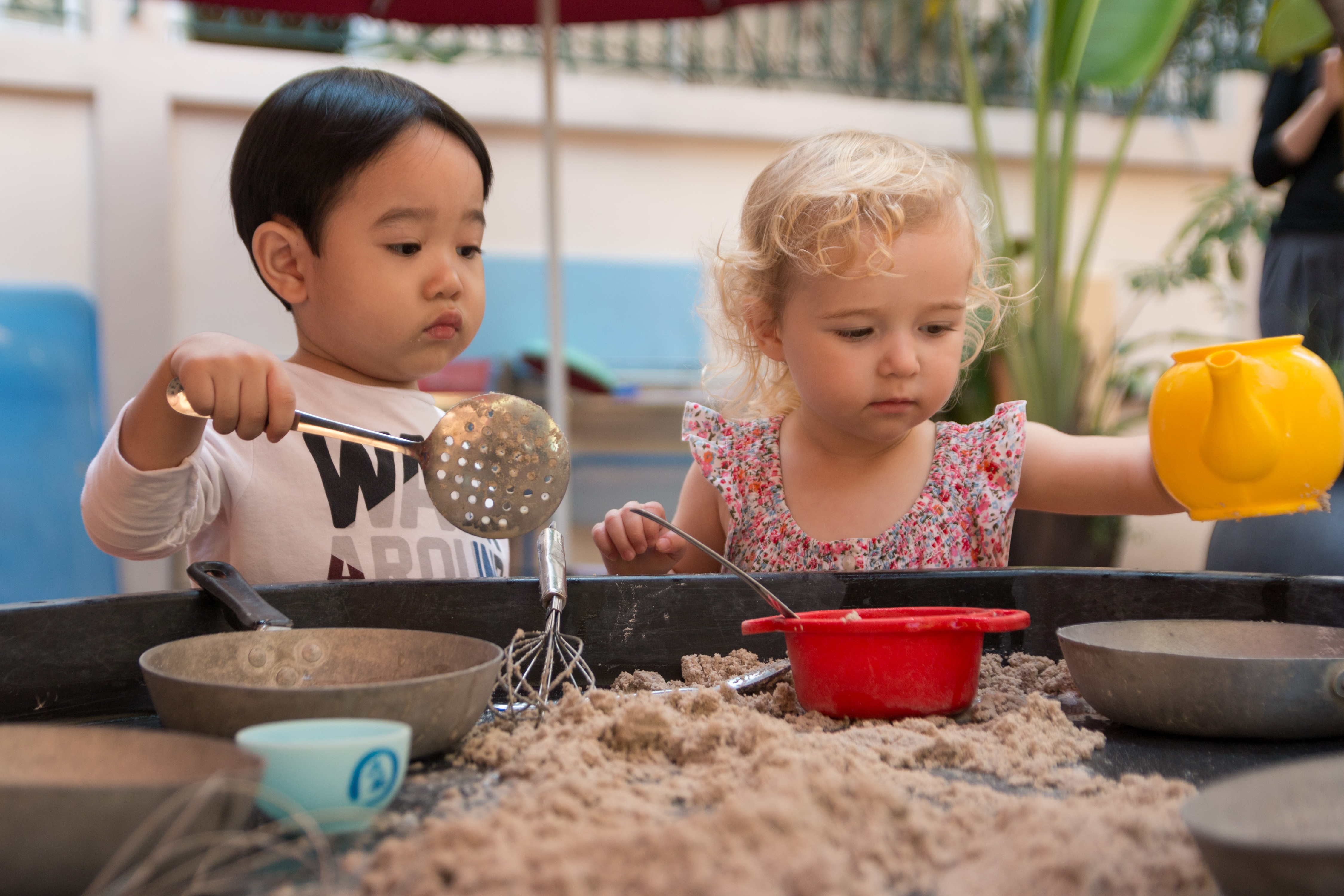 Sand pit fun