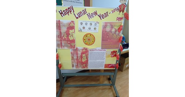 Primary School Library Celebrating The Year Of The Pig