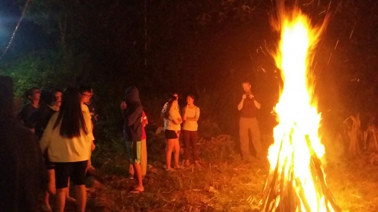 Final night campfire