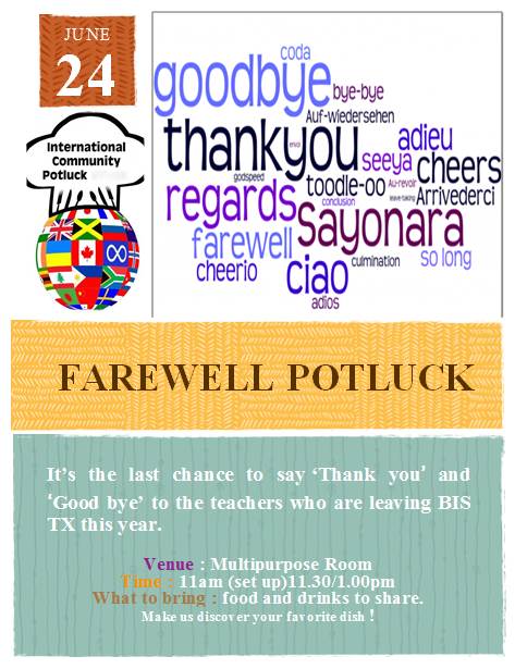 Pot Luck Flier