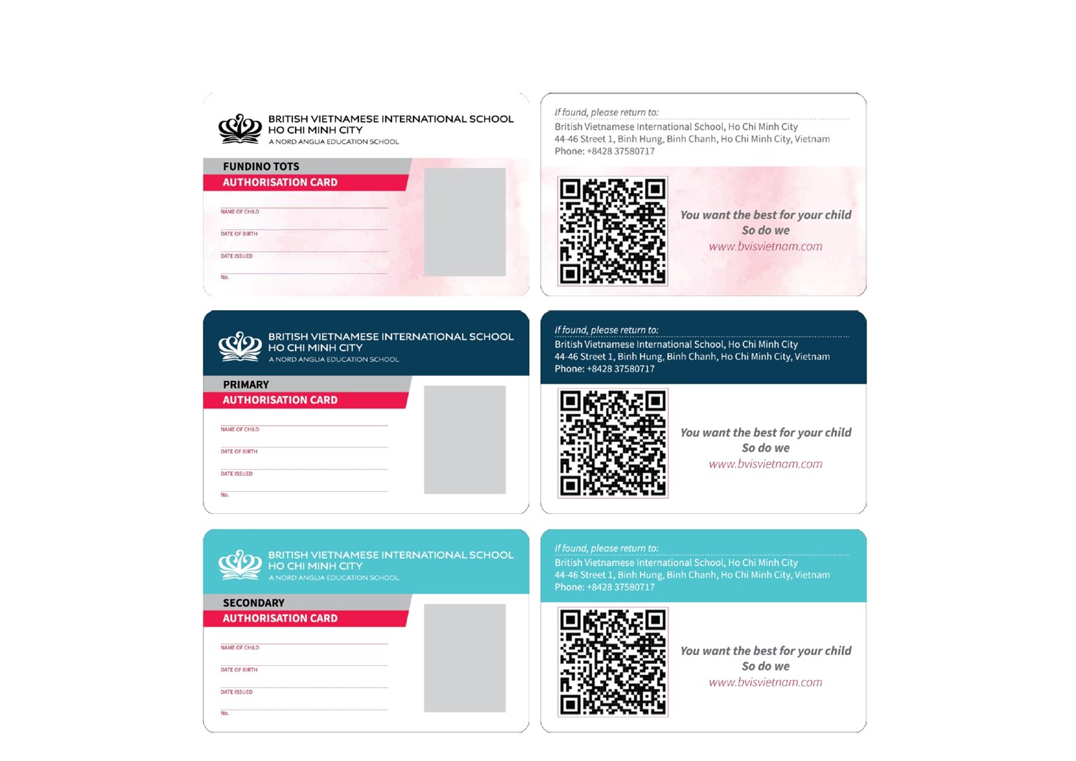 BVIS HCMC Parents Cards