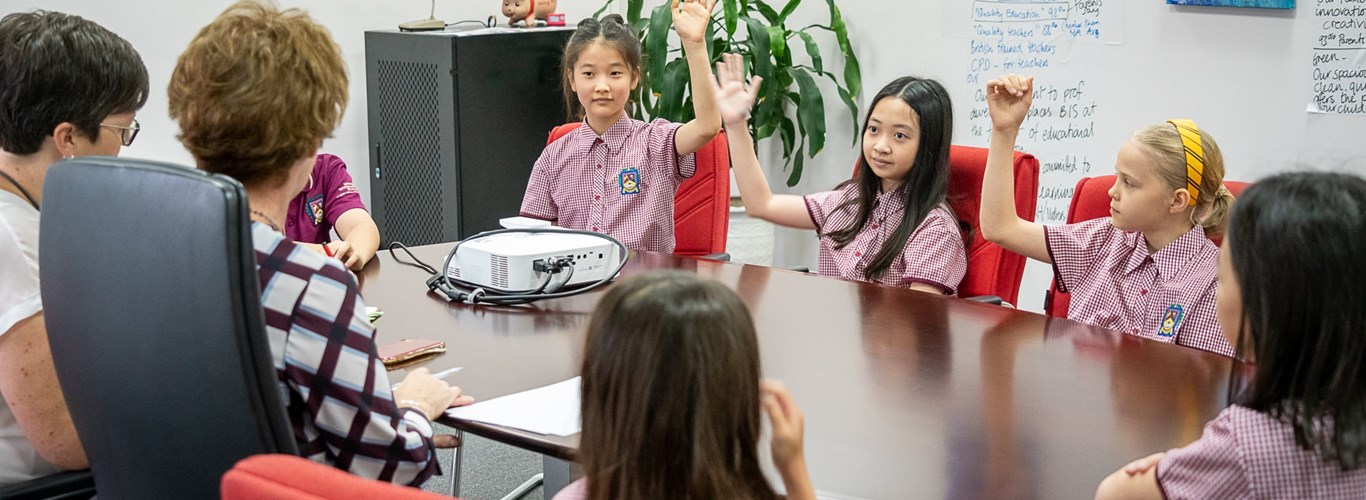 Confident Communicators showcase their leadership qualities as they interview for Primary House