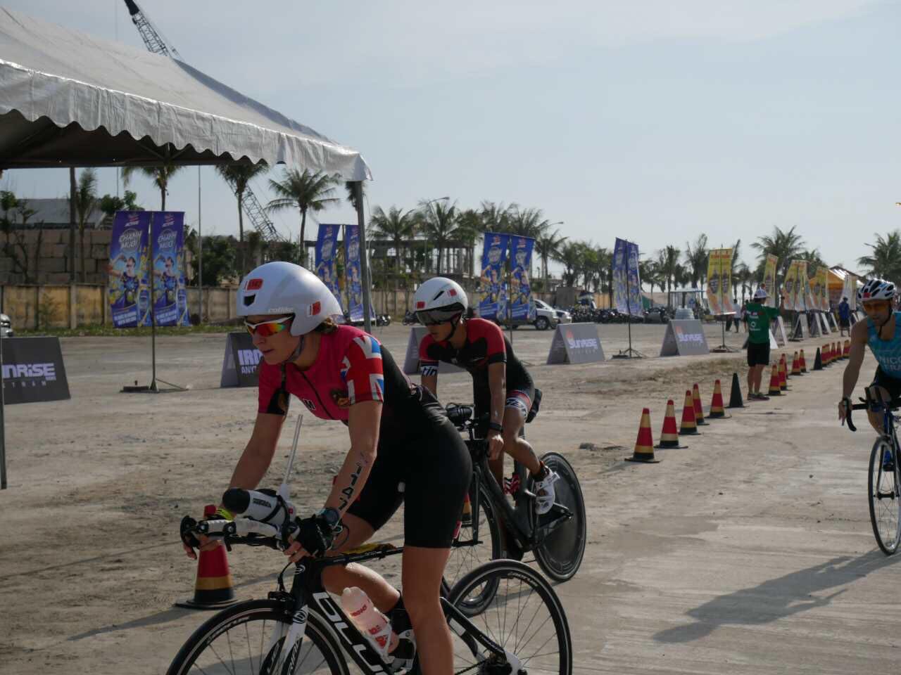 BISHCMC Athelete Mary McAloon in the Danang IRONMAN-min