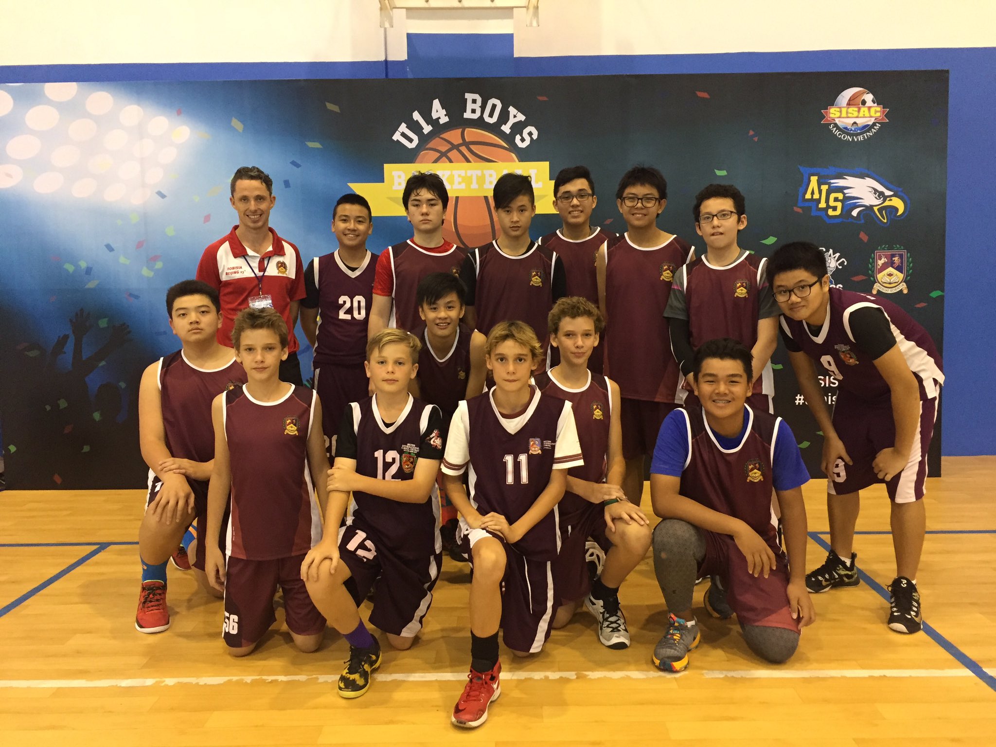 British Intnernational School HCMC U14 Boys Basketball SISAC City Championship Team