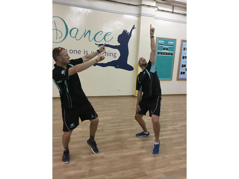Male PE Teachers Set to Dance