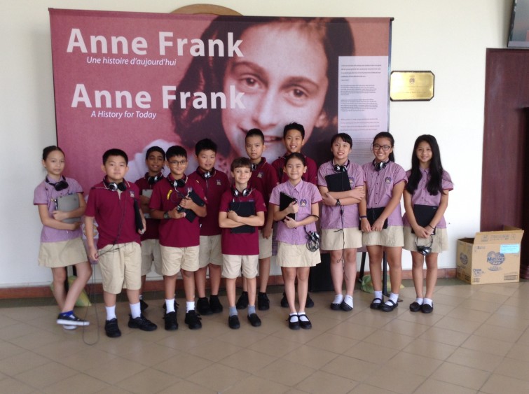 TX at Anne Frank Exhibition