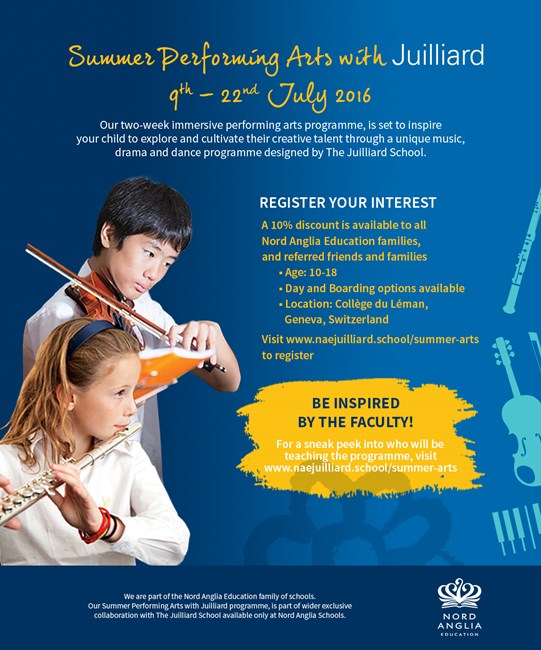 BSG Summer Performing Arts Juilliard