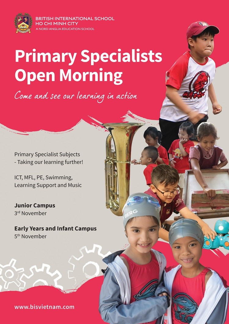 Primary Specialist Open Morning 2020 Poster