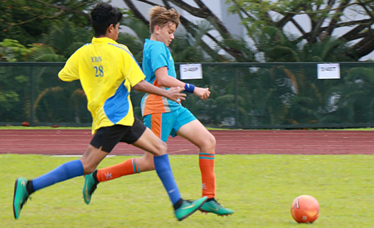 Dover Court Under 14 Boys Football Team Play Ybis