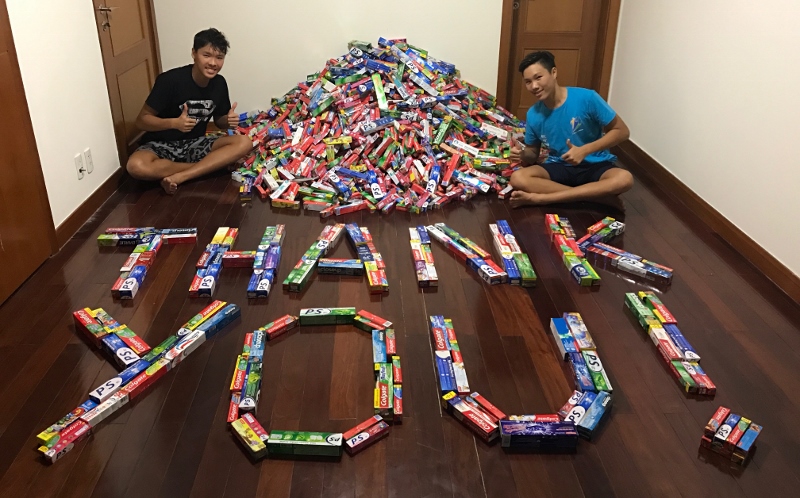 British International School HCMC Toothpaste Collection