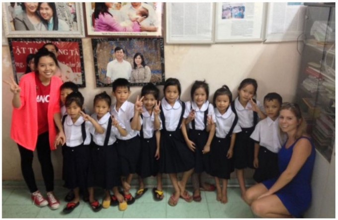 Visits to the Que Huong orphanage