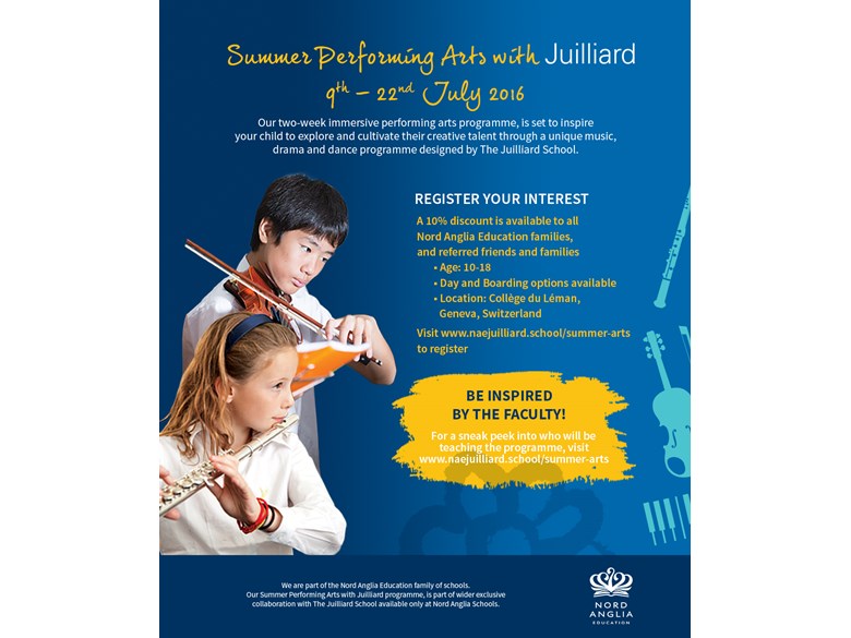 Summer Performing Arts with Juilliard