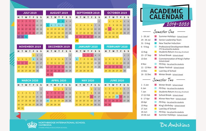 cambodia calendar 2021 Academic Dates cambodia calendar 2021