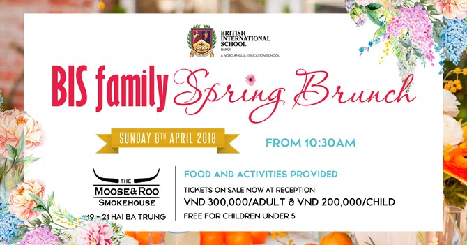 british international school hanoi spring brunch