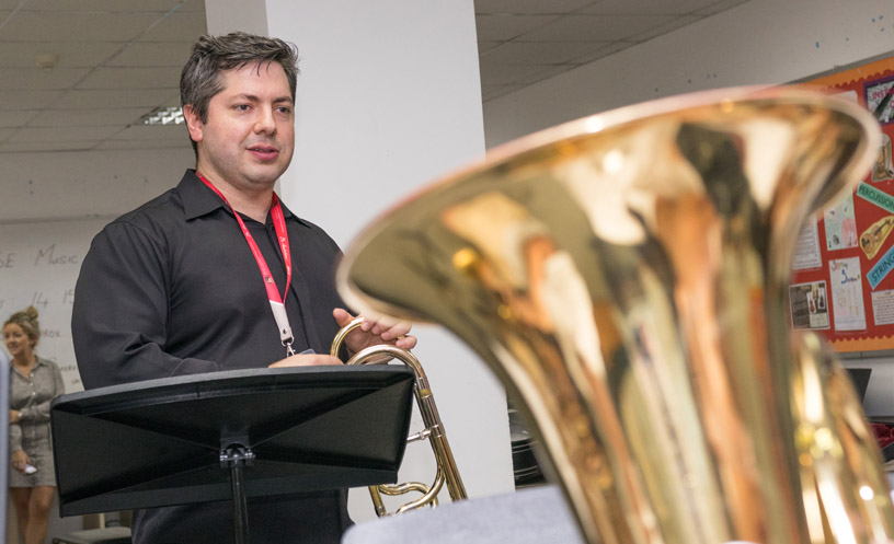 Juilliard visit Jason Crimi